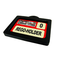 Black Rego Label Holder To Suit Motorbikes Boats Caravans Trailers Etc Chopper