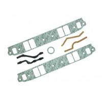 Mr Gasket Intake Manifold Gaskets Med Race Port, 1/16" thick Suit Small Block Chevy 1.31"W x 2.19"H 1955-91
