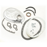 Mr Gasket Chrome Plated Timing Cover Kit Suit Small Block Chevy 1955-87 (Except Corvette)