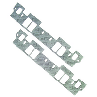 Mr Gasket Intake Manifold Gasket 1.38"W x 2.25"H, 1/16" thick Suit Small Block Chevy 1955-91 with Brodix Aluminium Heads