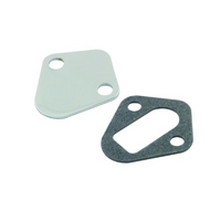 Mr Gasket Chrome Fuel Pump Block Off Plate Suit Big Block Chevy