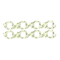 Mr Gasket Performance Exhaust Gasket for Square Port 1.85"W x 1.90"H Suit Big Block Chevy 1965-99 with Cast Iron, Dart & World Products Heads