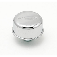 Mr Gasket Chrome Plated Oil Filler Cap Push-On Style with logoFits All Valve Covers with 1.22" Dia Hole