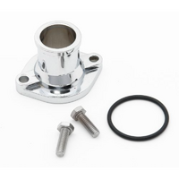 Mr Gasket Chrome Thermostat Housing Straight Suit for Ford 302-351C
