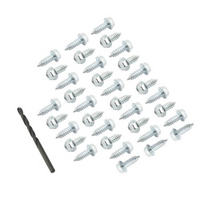 Mr Gasket Tyre Screw Kit Hex Head Self-Tapping Screws, 35 per set