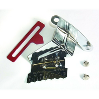 Mr Gasket 7" Chrome Plated Timing Tab with Adjustable Pointer Suit Small Block Chevy