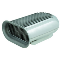 Mr Gasket Single Hilborn Style Air Scoop Polished Finished For Use with A Single 4BBL Carburettor