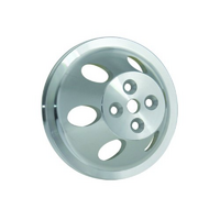 Mr Gasket Billet Style Aluminium Water Pump Pulley Single Groove Suit Small Block Chevy with Short Water Pump 1955-68