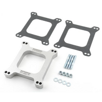 Mr Gasket Aluminium Carburettor Spacer Kit 1" Open Centre For Holley/Carter Standard Bolt Patterns