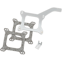 Mr Gasket Chrome Plated Carburettor Linkage Plate Suit Holley & AFB Carburettors