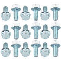 Mr Gasket Oil Pan Bolt Kit, Hex Head Zinc Plated Fits BB Chev