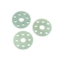 Mr Gasket Water Pump Pulley Shim Kit (3pc) Kit contains 2 x 1/16" and 1 x 1/8" shims.