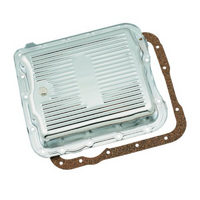 Mr Gasket Chrome Automatic Transmission Pan Suit TH700R4 Stock Depth
