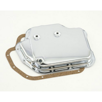 Mr Gasket Chrome Automatic Transmission Pan Suit GM TH400 Stock Depth