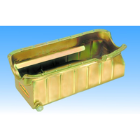 Milodon SB Chev Marine Oil Pan LH Dipstick (Pre-1980) Pan Capacity 8 Quart (7.6L), Rear 7" Deep, Front 8" Deep