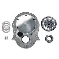 Milodon Gear Drive Single Idler Flat Cover Style Chevy Big Block Gen V Long Water Pump Kit