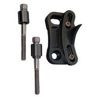 Milodon Timing Pointer Billet Aluminum Black 6.325 in. 7.074 in. Diameter Balancers For Ford Each