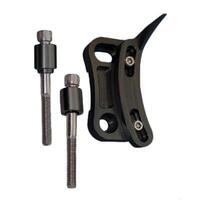Milodon Timing Pointer Billet Aluminum Black 6.325 in. 7.074 in. Diameter Balancers For Ford Each