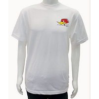 Mooneyes Mr Horsepower White T-Shirt Large