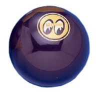 Mooneyes Shifter Knob Large Black Knob With Yellow Moon Logo