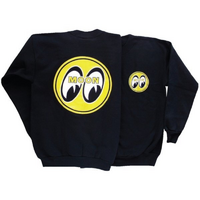 Mooneyes Black Jumper With Moon Logo Large