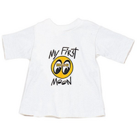 Mooneyes White "My First Moon" T-Shirt 6 Months Old