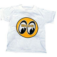 Mooneyes Kids Original Mooneyes White T-Shirt Kids Large, 14-16