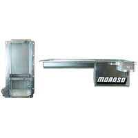 Moroso Oil Pan, Fabricated Steel, 6" Deep, 4.73L Rear Pan Pick Up Suit Chev LS Series