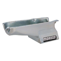 Moroso Oil Pan, Steel, 8-1/4" Deep, 6.6L Suit SB Chev 1986-On, R/H Dipstick, 1-Piece Main
