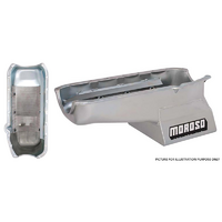 Moroso Oil Pan, Steel, 8-1/4" Deep, 6.6L Suit SB Chev 1986-On, R/H Dipstick, 1-Piece Main