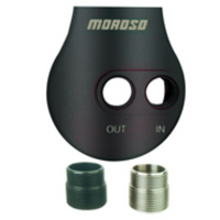 Moroso Remote, Large Diameter Oil Filter Mount Billet Aluminium