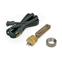 Moroso Oil Preheater Internal Use Element With Steel Weld On fitting, 110 Volt
