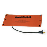 Moroso External Oil Heating Pad 6" x 12", 360 Watts With 8" 110V Cord (Hook & Spring Attachment Included)