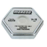 Moroso Racing Radiator Cap 14-18 lbs