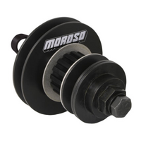 Moroso Vacuum & Oil Pump Drive Kit Suit SB Chev Short Style, Flange Mount With Mandrel Length 2.990"