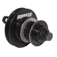 Moroso Vacuum & Oil Pump Drive Kit Suit GM LS Series Short Style, Flange Mount With Mandrel Length 2.990"