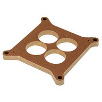 Moroso Phenolic 4-Hole Carburettor Spacer Suit 4150/4160 Carburettor, 1/2" Tall With 1-3/4" Bores