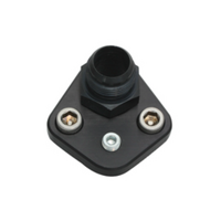 Moroso Fuel Pump Block-Off Plate Suit BB Chev, 273-440 Chrysler, 289-351 Windsor With 1/2" NPT & -12AN Fittings For Vac Pump Application
