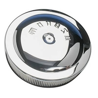 Moroso Racing Air Cleaner 14" X 3" Chrome Plated Steel With PCV Adapter Included & Recessed Base