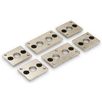 Moroso Header Flange Kit From STD Port To Spread Port