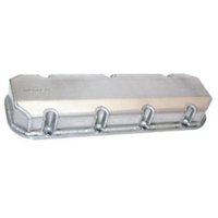 Moroso Fabricated Aluminium Valve Covers With Billet 3/8" Rails & Steel Insters Suit BB Chev