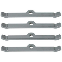 Moroso Chrome Valve Cover Hold Down Tabs Suit SB & 90° V6 Chev