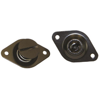 Moroso Dzus Fasteners Steel Large Head Self-Ejecting Fastener, 7/16" x .500", Black Finish (10 Pack)