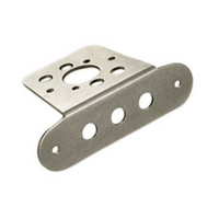 Moroso Dzus Fastener Mounting Bracket 90° Steel Mounting Bracket Suit 5/16" Dzus Fastener, Accepts 1" & 1-3/8" Spring