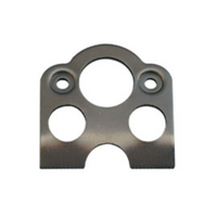 Moroso Dzus Fastener Mounting Bracket 45° Steel Mounting Bracket Suit 5/16" Dzus Fastener, Accepts 1" Spring