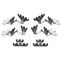 Moroso Spark Plug Lead Separators, 7-9mm, Black Suit SB Chev With Center Bolt Valve Covers