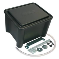 Moroso Sealed Battery Box Black, 13-1/8" W x 11-1/8" D x 11-1/8" T