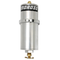 Moroso Radiator Recovery Tank Aluminium With Billet Bracket, 9" H x 3" O.D