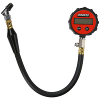 Moroso Digital Tyre Pressure Gauge Back-Lit Gauge, 0-15 psi
