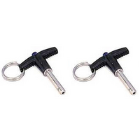 Moroso Quick Release Pins 1/4" Dia. x 1" Long (2 Pack)
